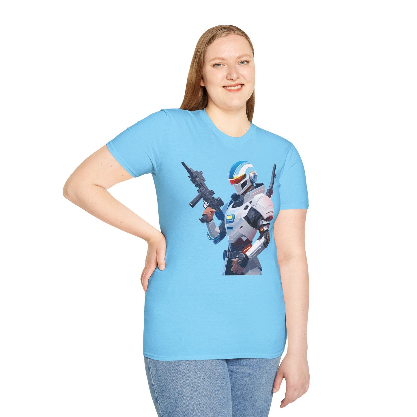 Robocop Graphic Unisex Cotton With Cyber Man Artwork Tee 2