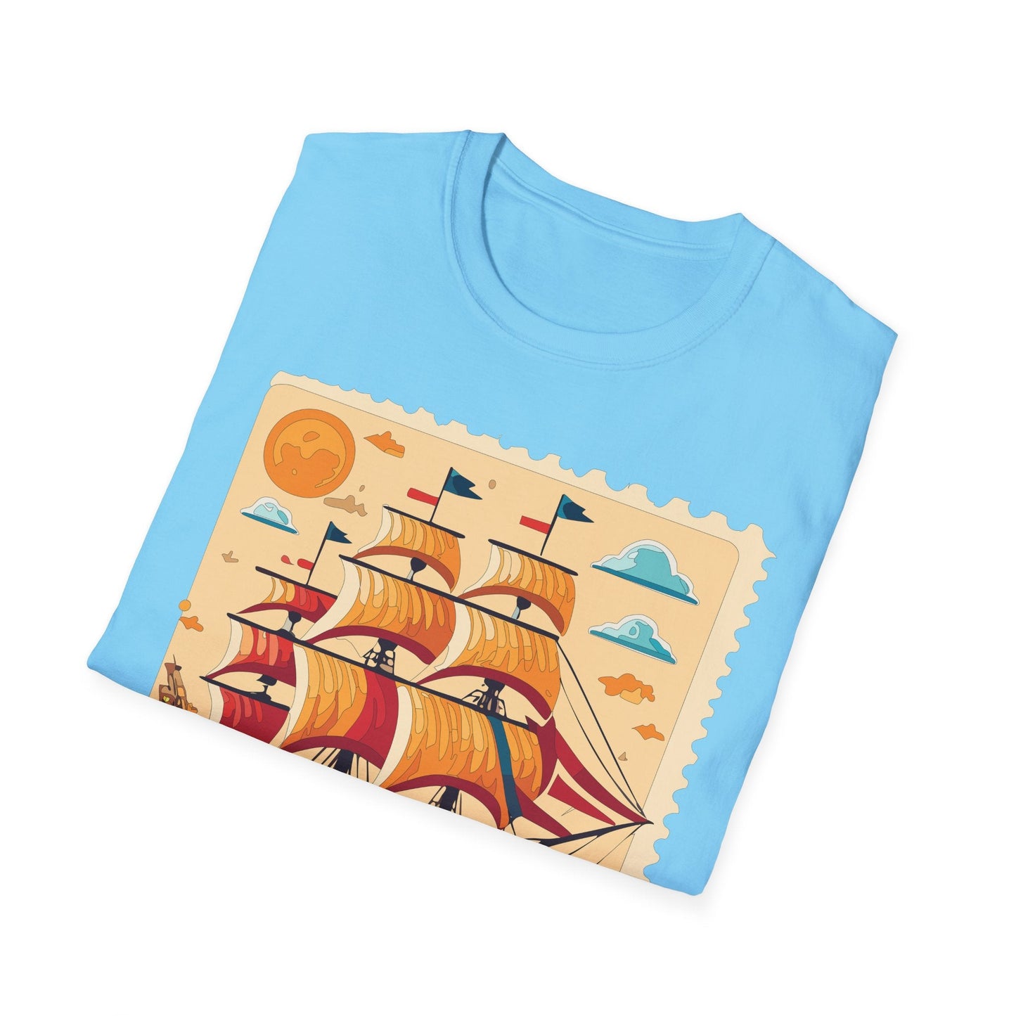Ship T Shirts Frigate T Shirts Vessel Tee Shirt Unisex Gildan Softstyle 64000 Comfort Fit