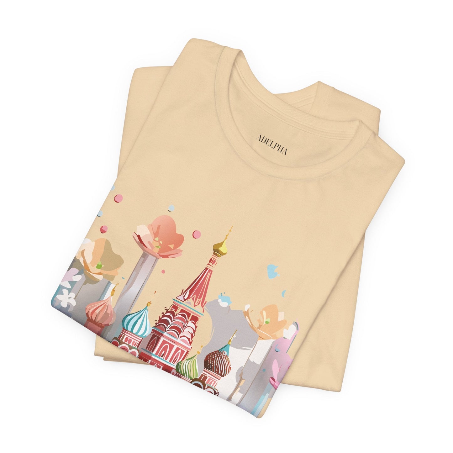 Unisex Graphic Tee From Adelpha Moscow Themed Tourist Shirt Vintage Inspired Art
