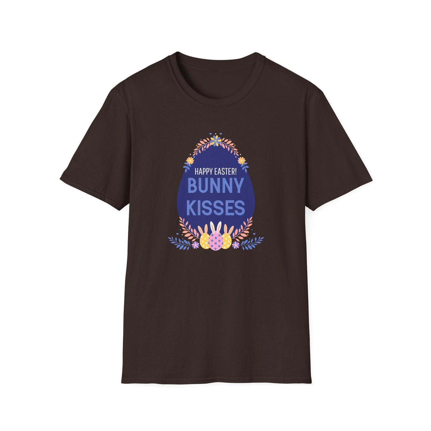 Easter Bunny Kisses T Shirt Unisex Gildan Softstyle Tee With Easter Signature Prints Design