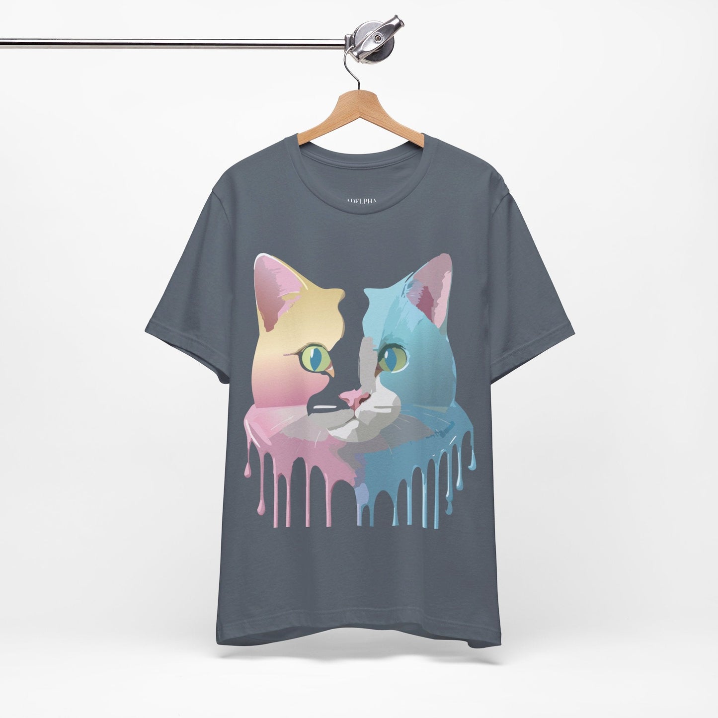 Cat Graphic Tee Unisex Vintage Inspired Shirt By Adelpha Limited Edition