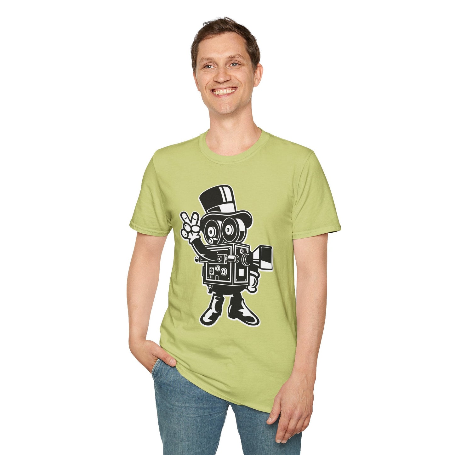 Cartoon T Shirt Animation T Shirt Funny Tee Unisex Gildan Softstyle 64000 Comfort Fit All Day