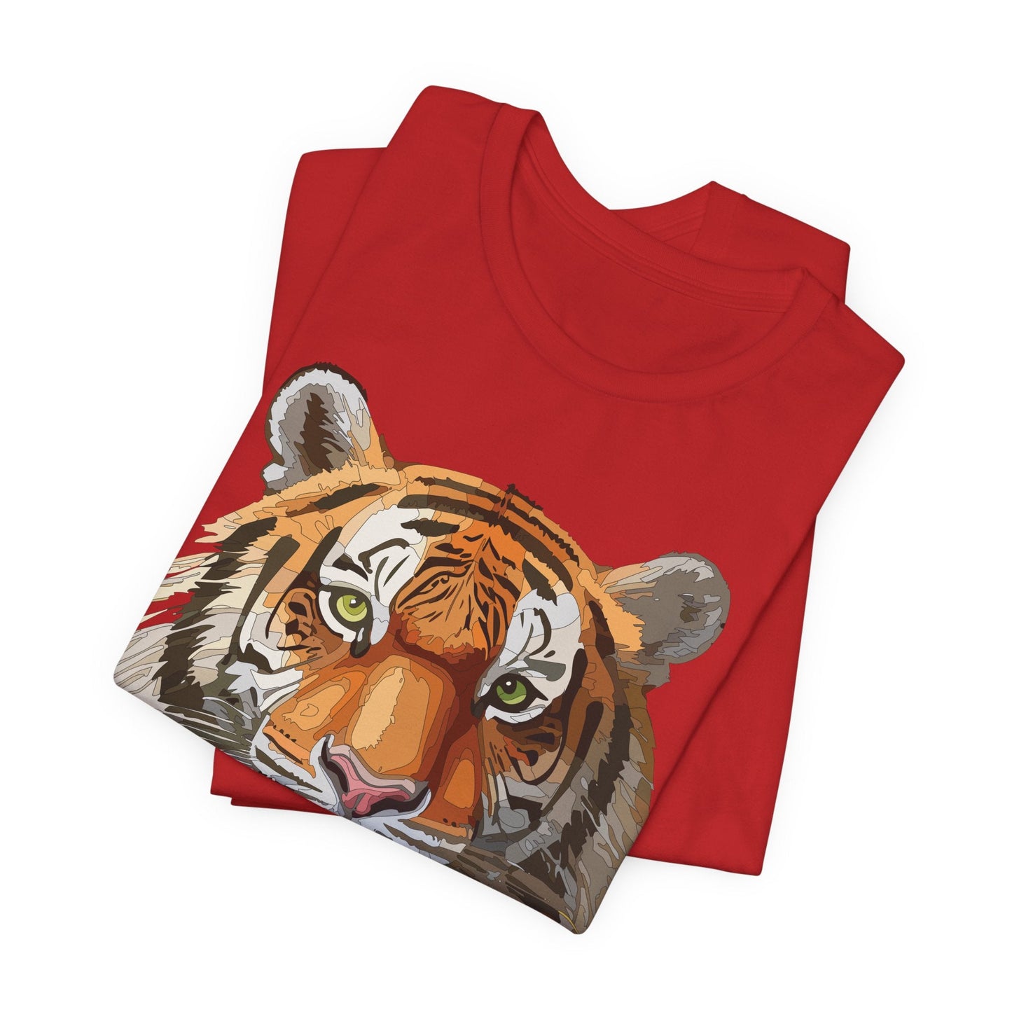 Unisex Animal Art Design Tee Shirt Wild Animals Graphic Tee Softstyle Gildan 64000