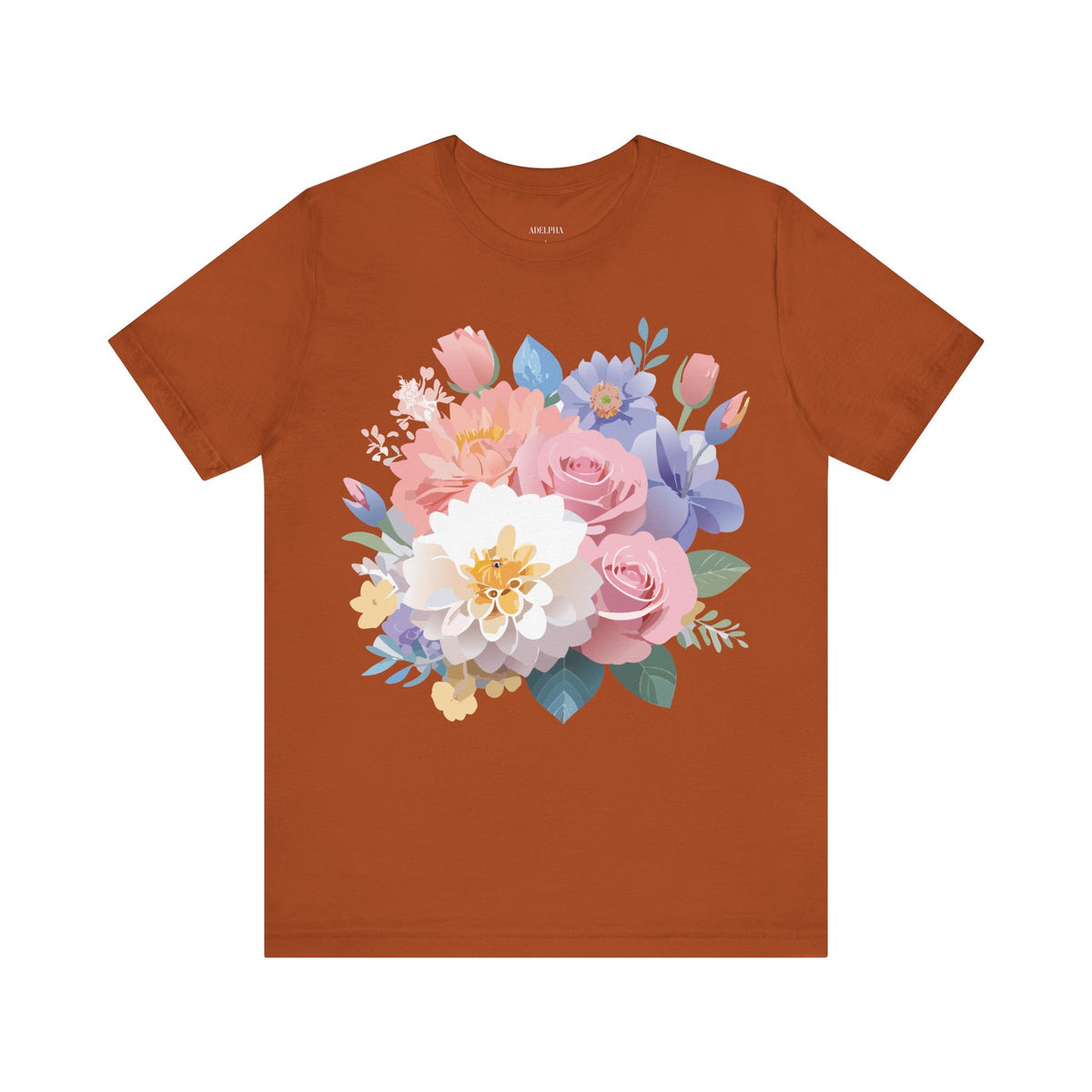 Floral Graphic Tee Shirt - Bella+Canvas Unisex 100 Cotton 29