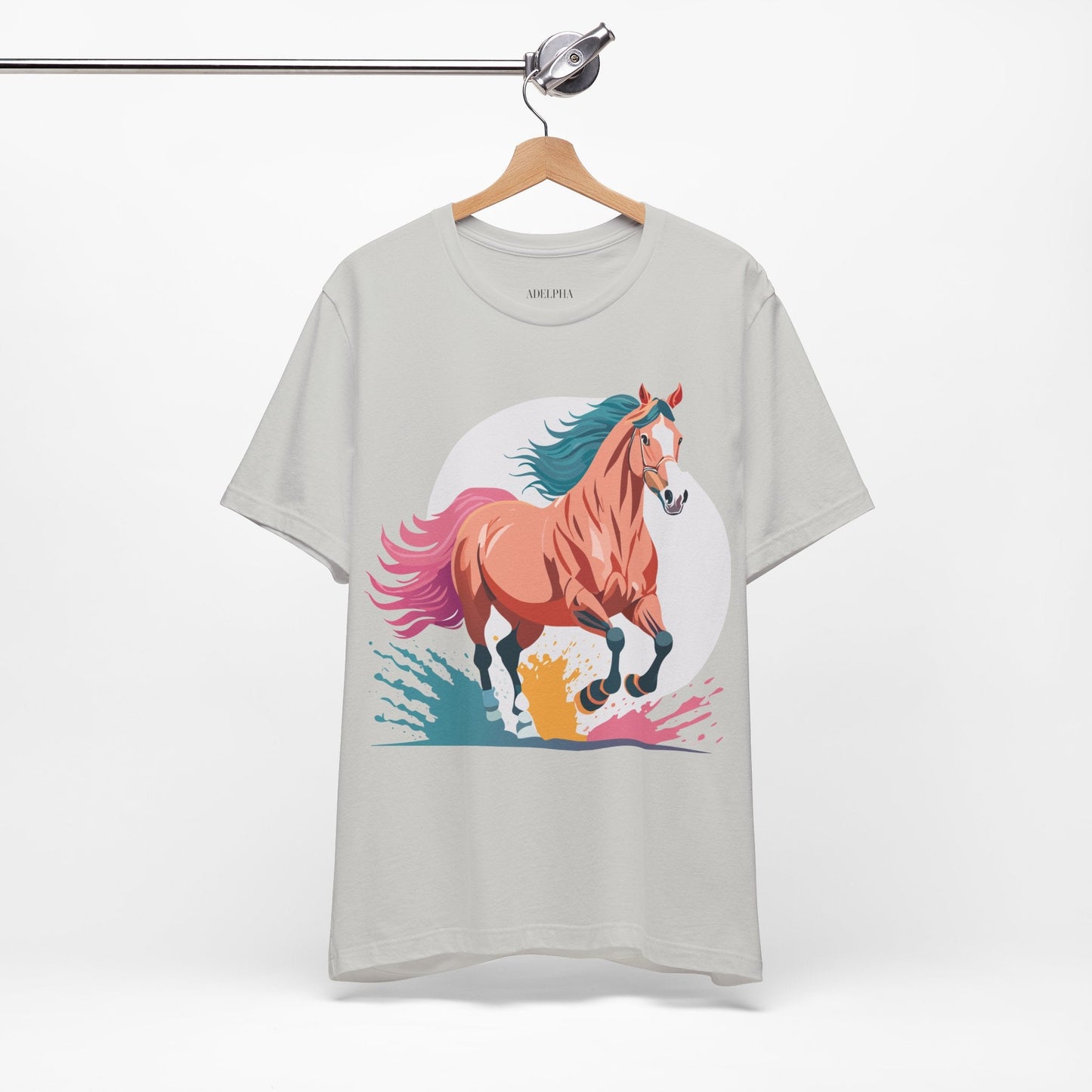 Horse Graphic Unisex 100 Cotton Vintage Animal Art T-Shirt 19
