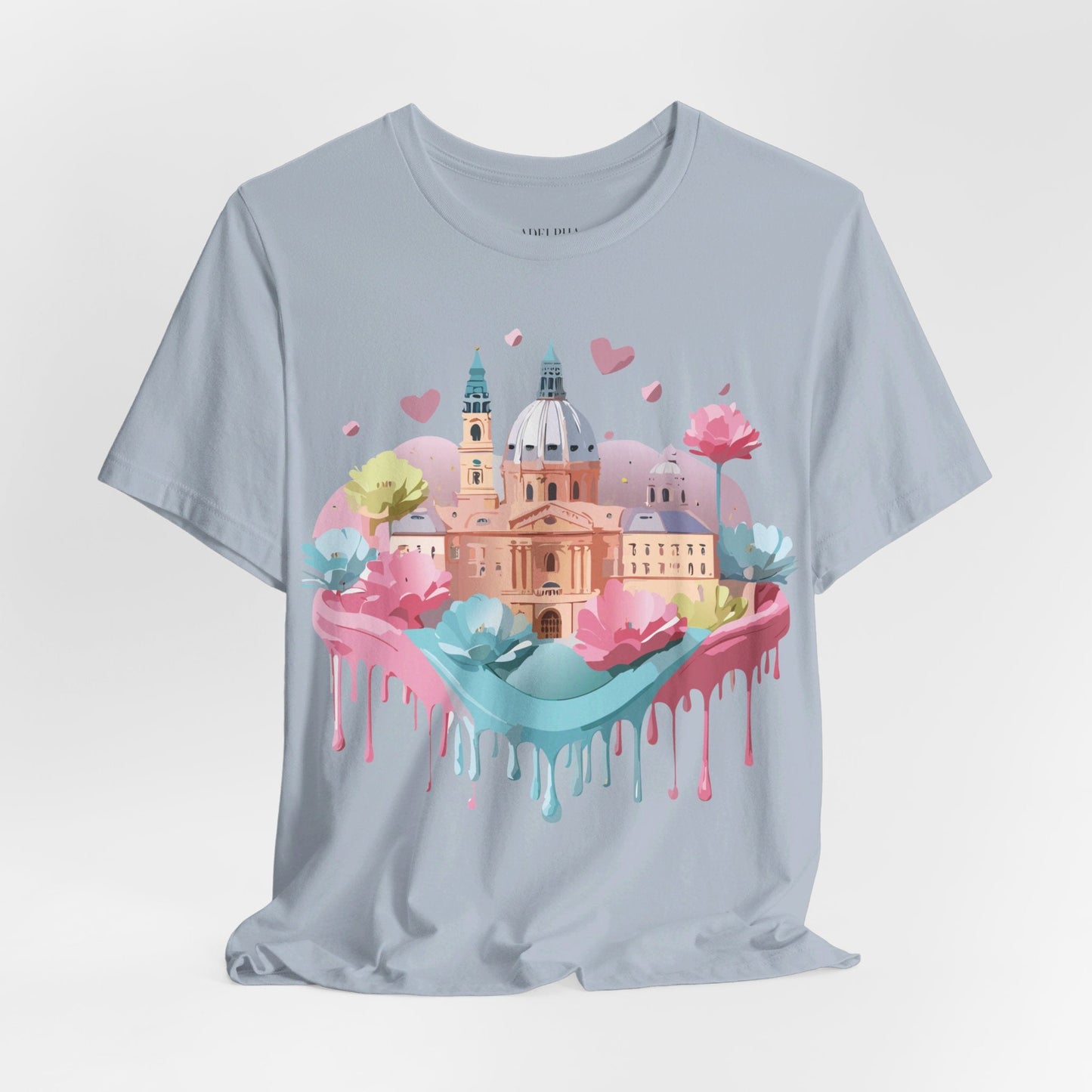 Prague Tourist Shirt Unisex Graphic Tee With Vintage Inspired Artwork By Adelpha