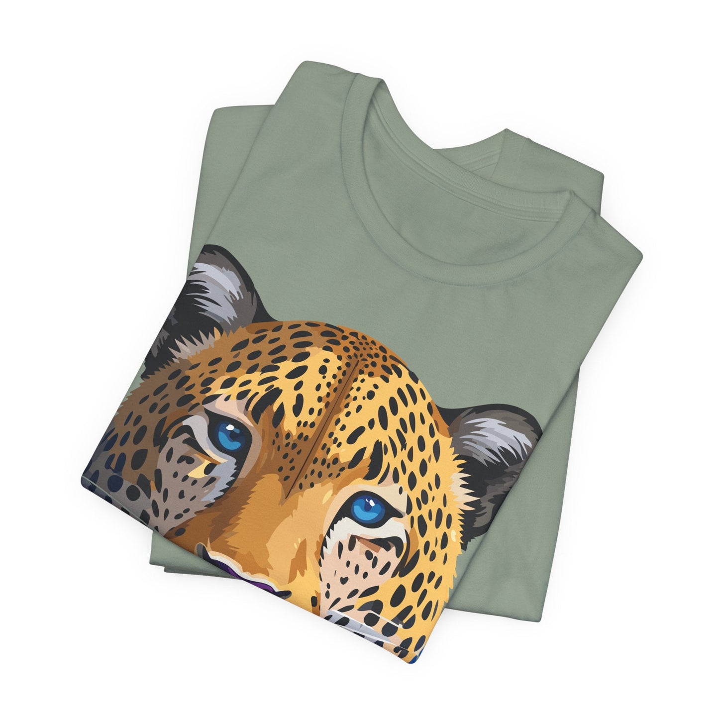 Unisex Animal Graphic Tee Shirt With Wildlife Art Design For Everyday Comfort Short Sleeve