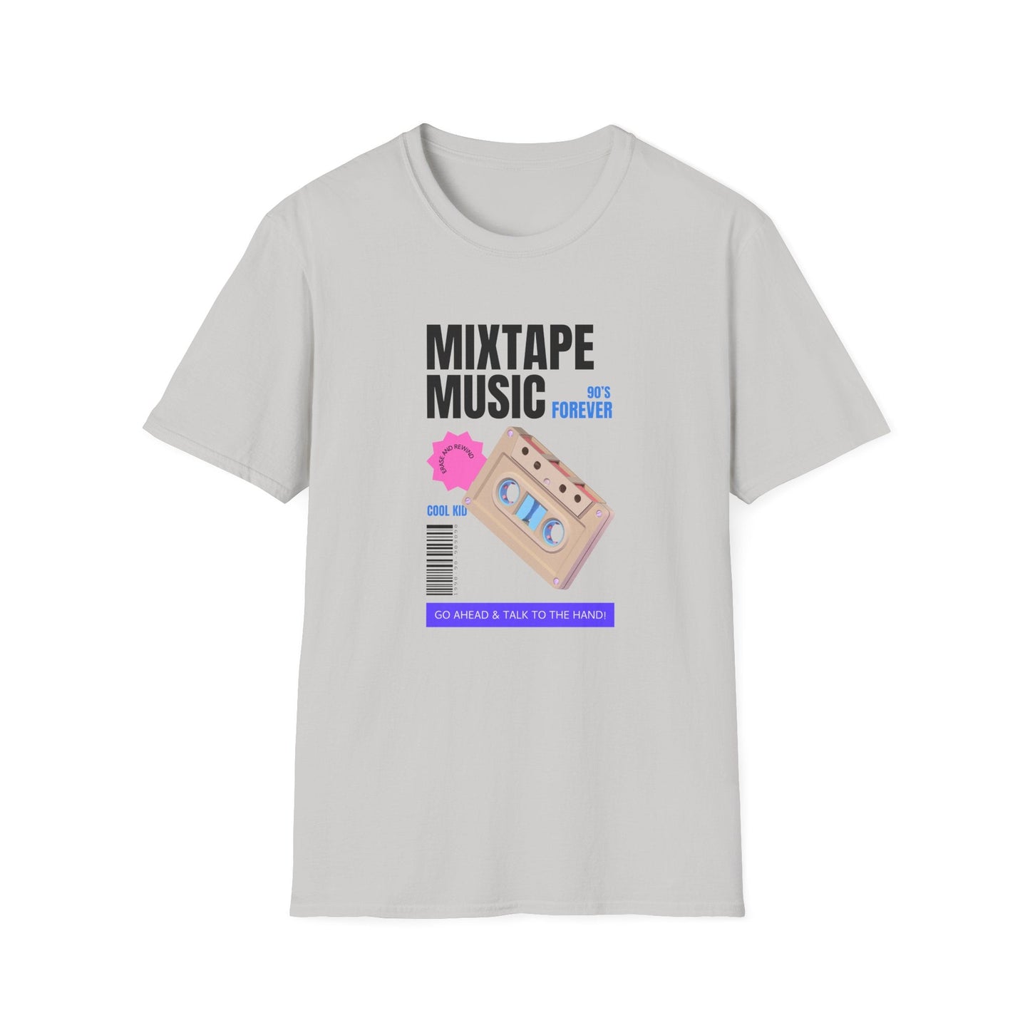 Mixtape Music Vintage Cassette T-Shirt Unisex Cotton Retro Audio Graphic Tee