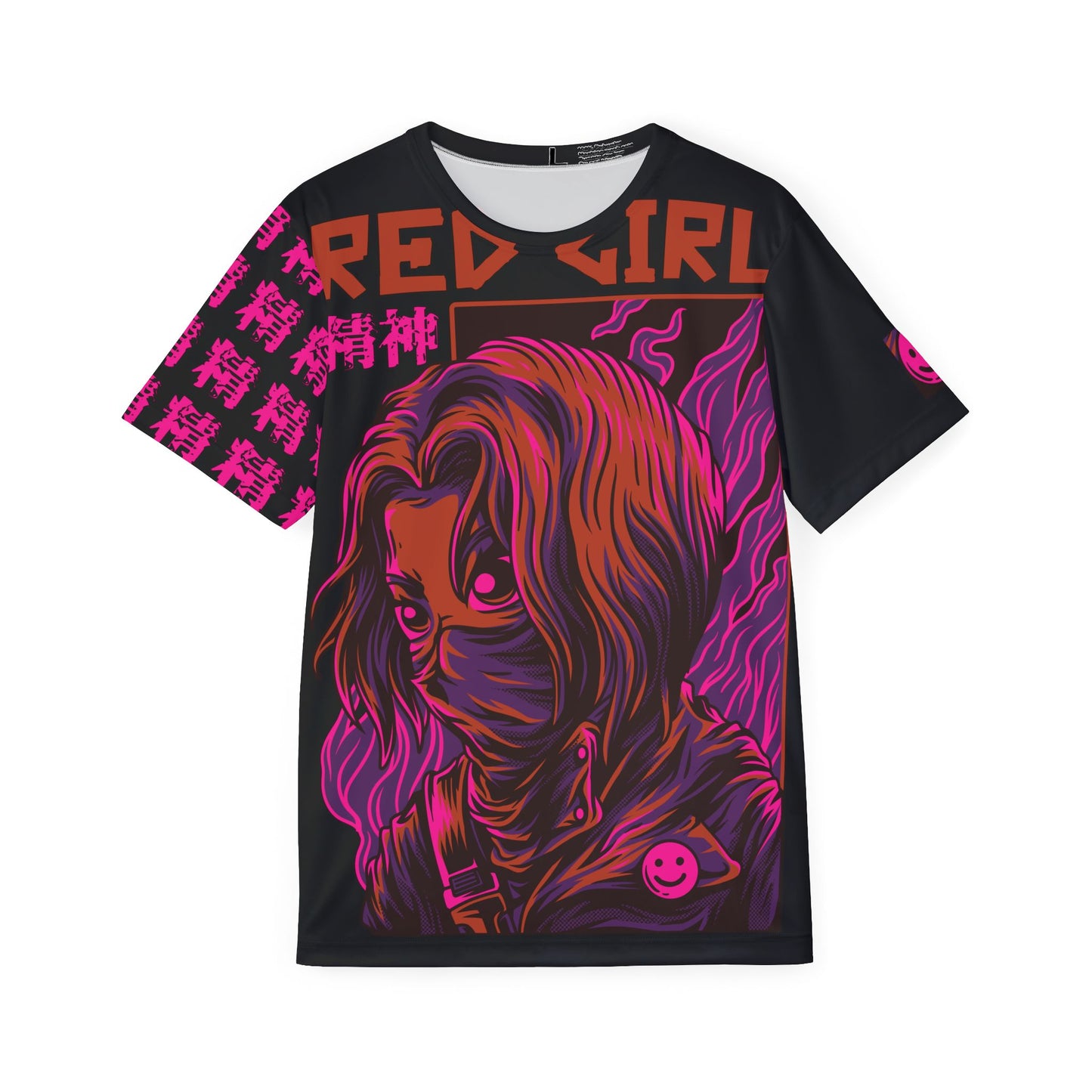 40-Be Fun Graphic T-Shirt, Art Design Poly Shirt, All Over Print Graphic Tee, Monsters T-Shirt, Cartoon Tees