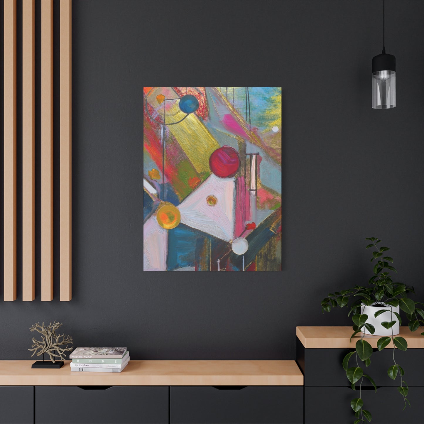 Abstract Oil Painting Print Canvas 20x24,20x30,24x30 24x32,24x36,30x40 32x48,36x48,40x60 Pine-Wood Inner Frame ABS-167