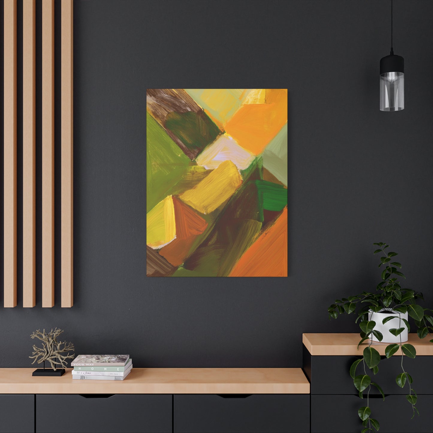 Abstract Geometric Painting Print Canvas 20x24,20x30,24x30 24x32,24x36,30x40 32x48,36x48,40x60 Pine-Wood Inner Frame ABS-59