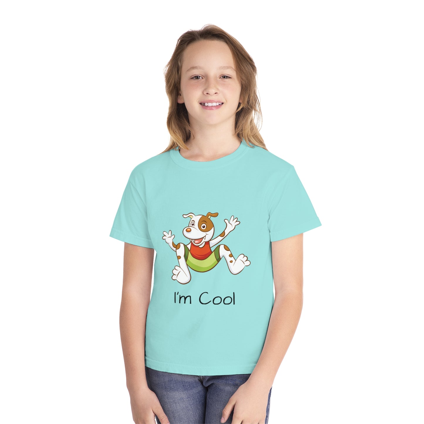 Youth Tee Shirt with Cool Dog