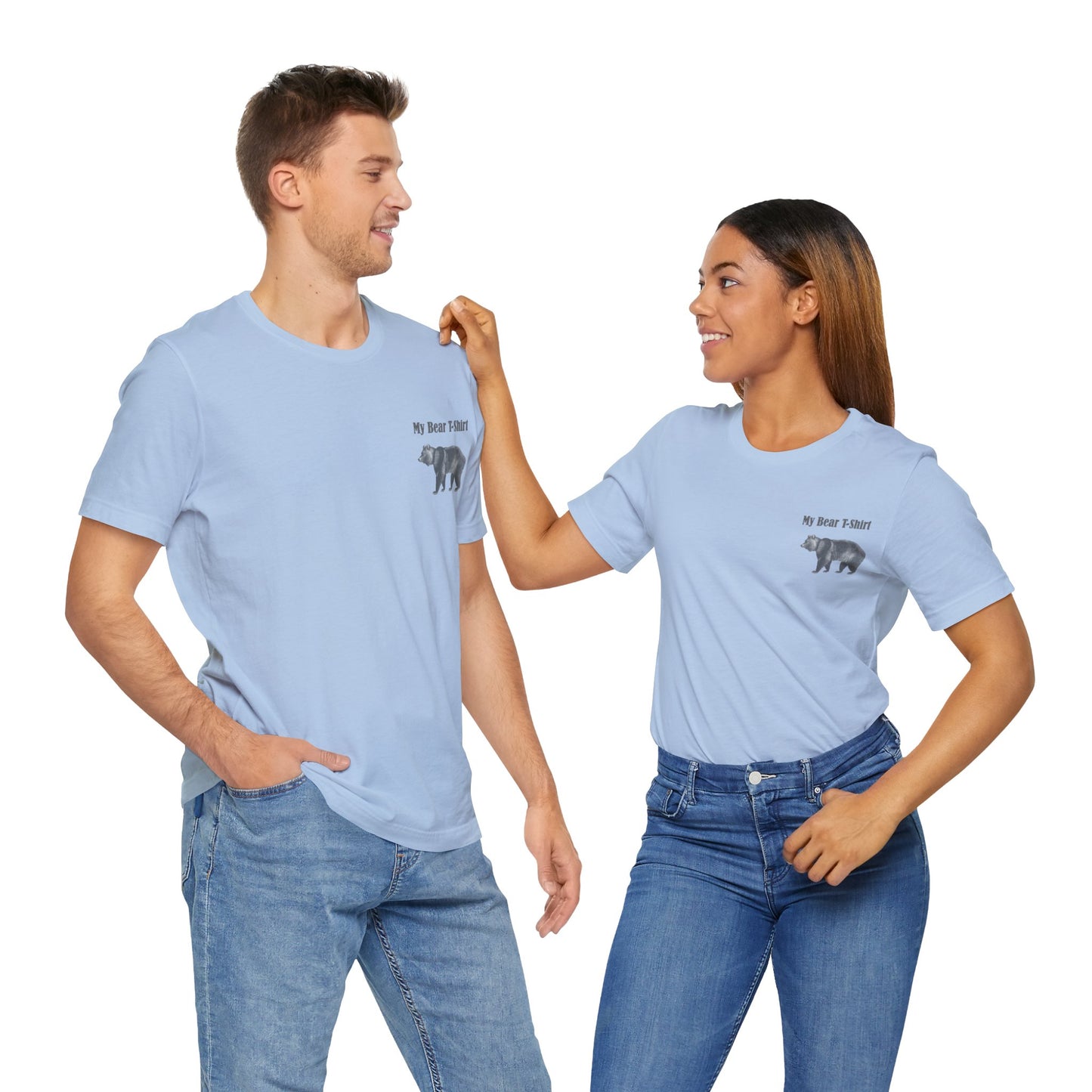 Tee-shirt unisexe en coton avec imprimé animaux