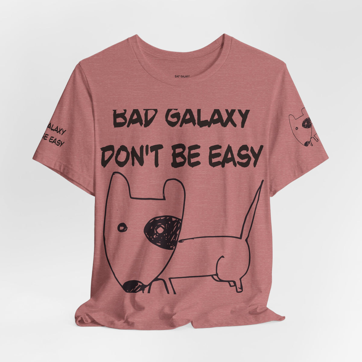 Funny Dog Graphic Unisex Cotton Bella+Canvas Tee with Art Design b89