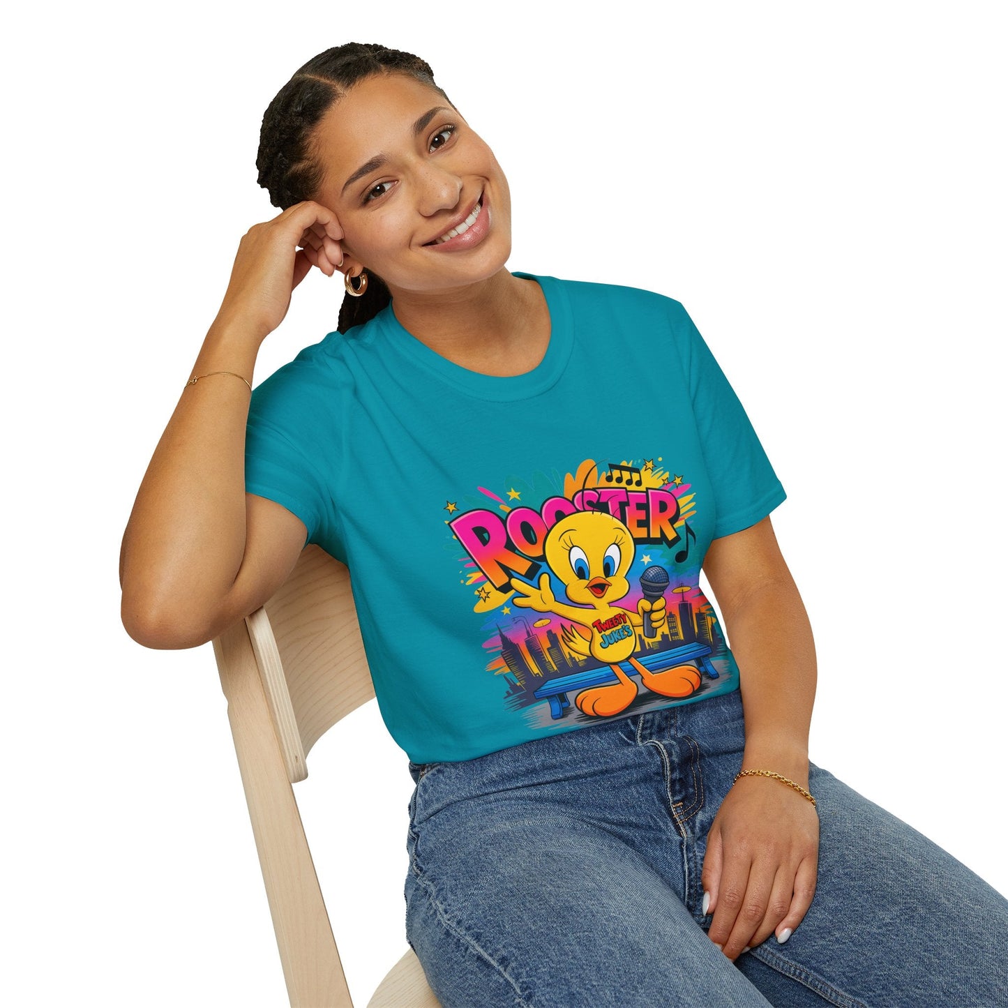 Cartoon T Shirt With Animation And Funny Animals Tee Shirt For Unisex Wear Comfortable