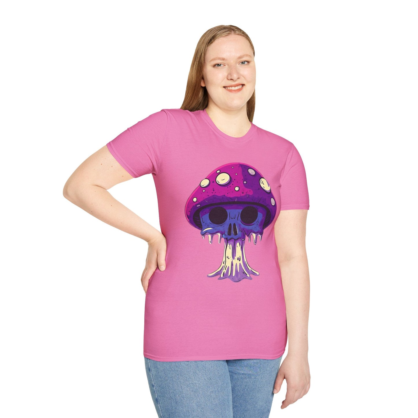 Mashroom Tee Shirt Unisex Funny Mashroom Graphic Softstyle Tee Gildan 64000 Quality Cotton