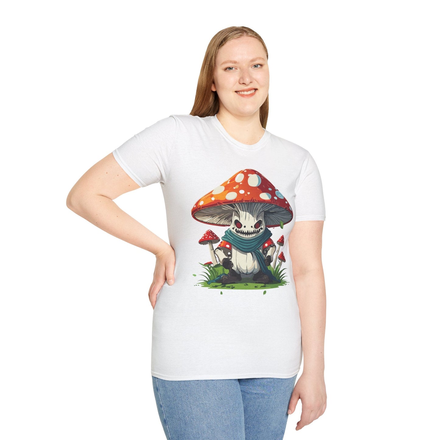 Unisex Mashroom T Shirt Funny Fungus Inspired Design Gildan Softstyle 64000 Tee Shirt