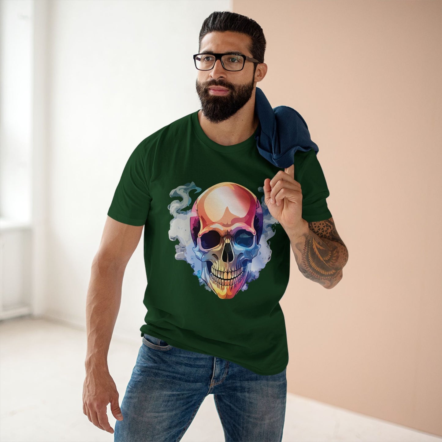 Skull Shirt Skeleton Art Tee Unisex Premium Cotton Retro2Nova From Art Collection