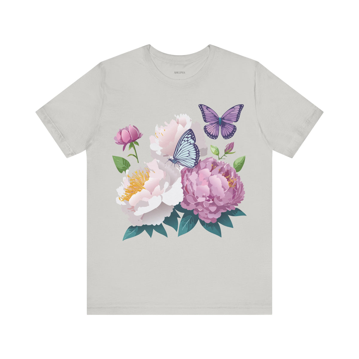 Floral Graphic Tee Shirt - Bella+Canvas Unisex 100 Cotton 32