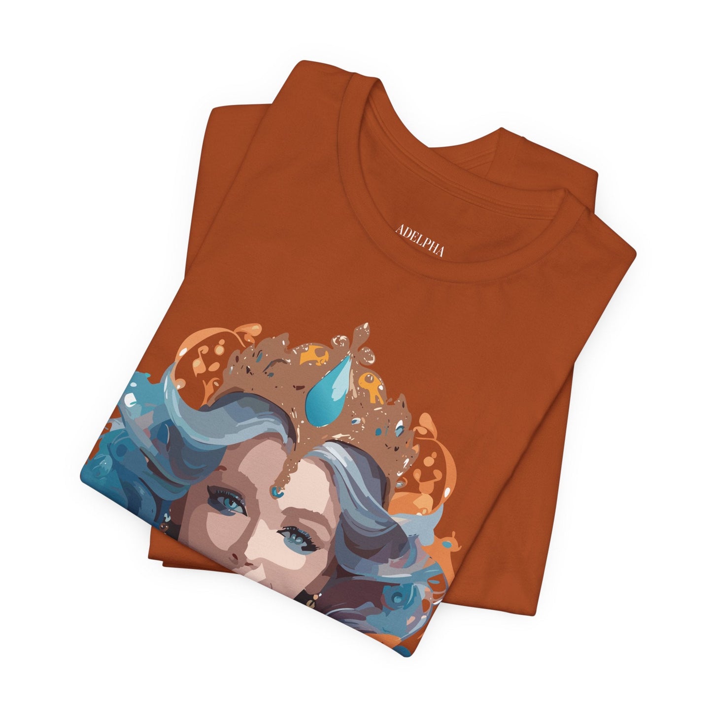 Queen Graphic Tee Unisex Adelpha Vintage Artwork Short Sleeve Premium Casual Wear