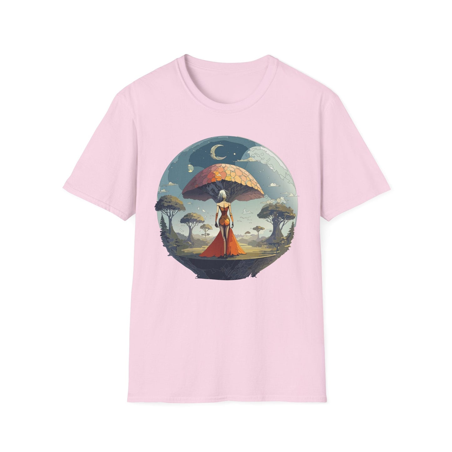 Womens Graphic T Shirts Art Design Shirt Softstyle Casual Tee 64000 Gildan Ring Spun Cotton