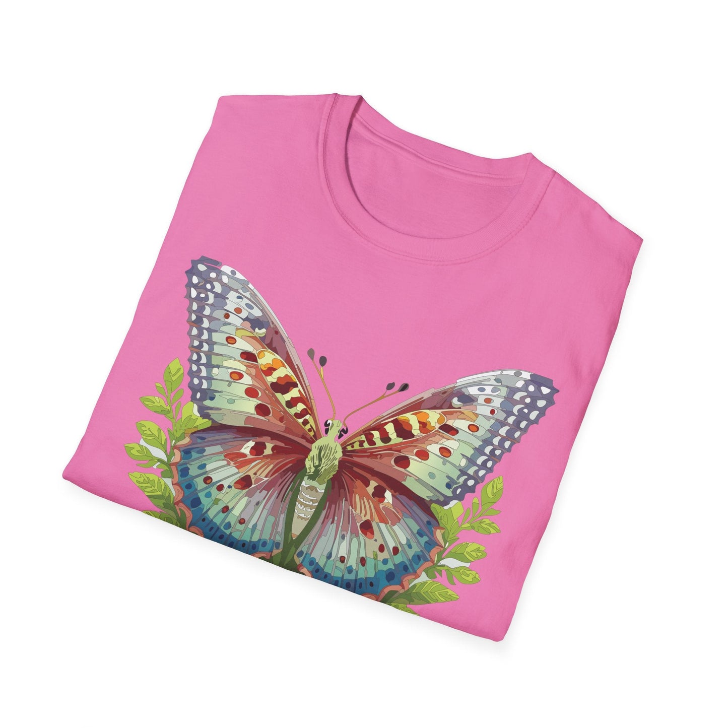 Butterfly Shirt Unisex T Shirt Gildan Softstyle 64000 Breathable Ring Spun Cotton Monarch Tee