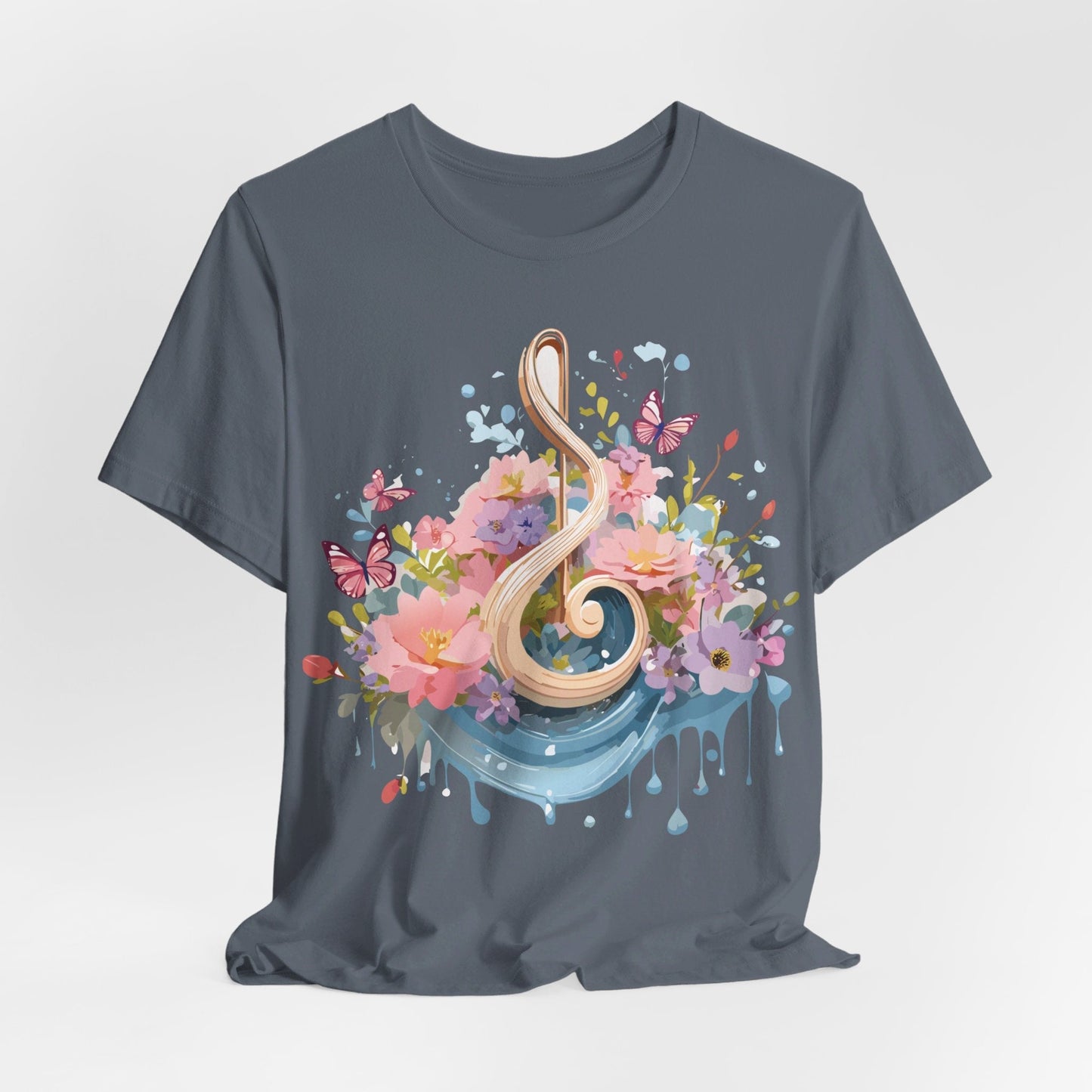 Music T Shirt Unisex Graphic Tee By Adelpha With Vintage Inspired Artwork And Premium Comfort