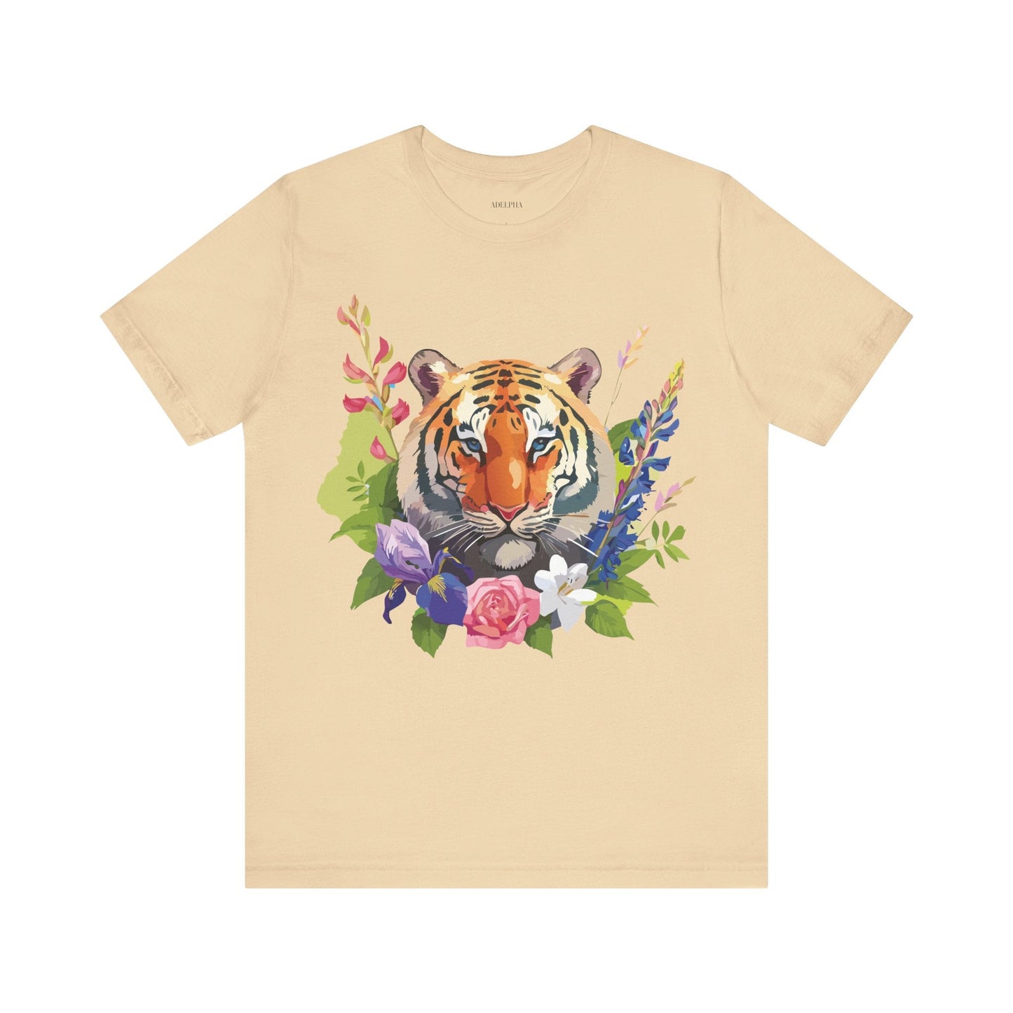 Tiger Shirt Unisex Jersey Short Sleeve Graphic Tee With Vintage Inspired Artwork From Adelpha