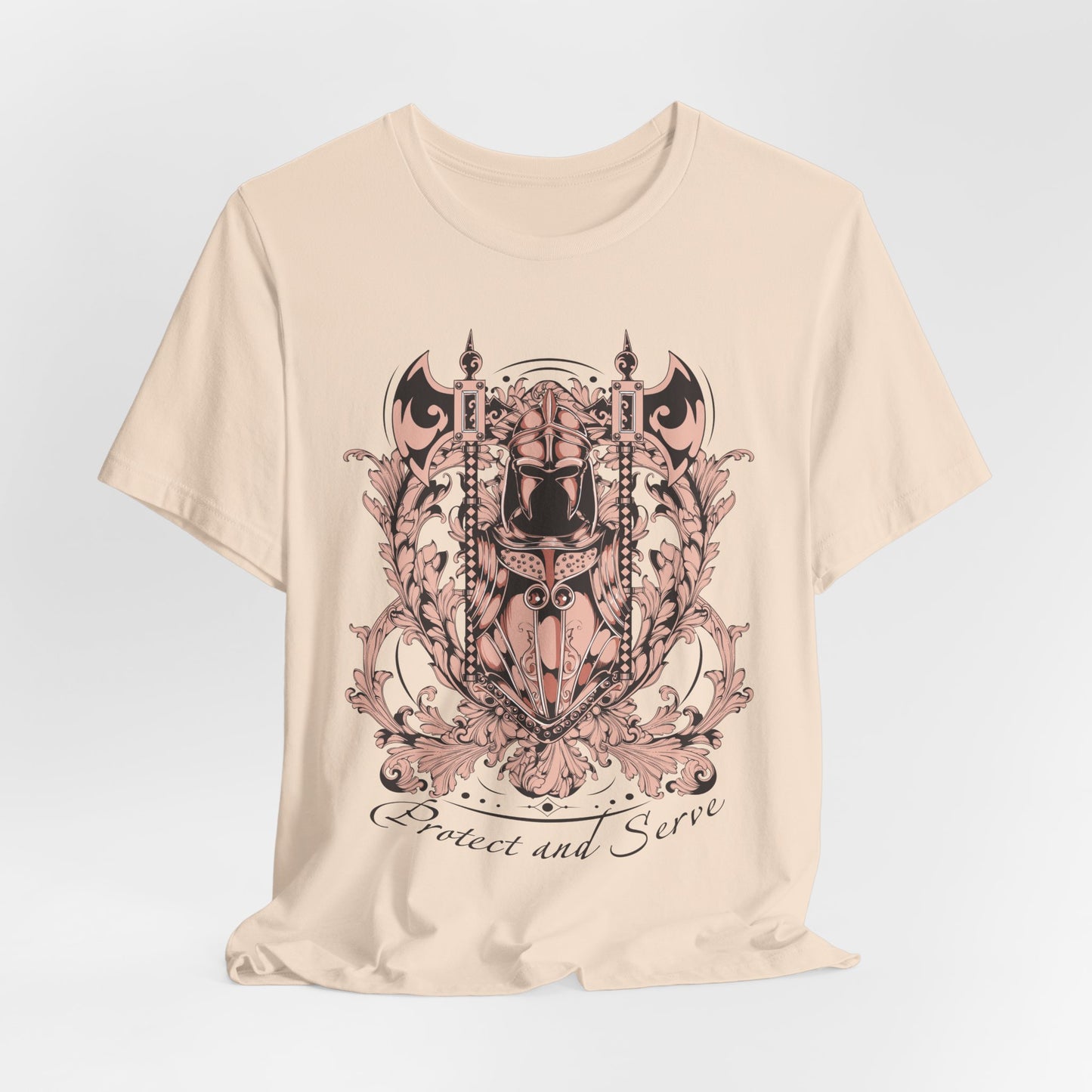 Protect and Serve Graphic Tee, Artistic Tee, Graphic T-Shirt, Artistic T-Shirt, Vintage Shirt, Gifts for Police Officers