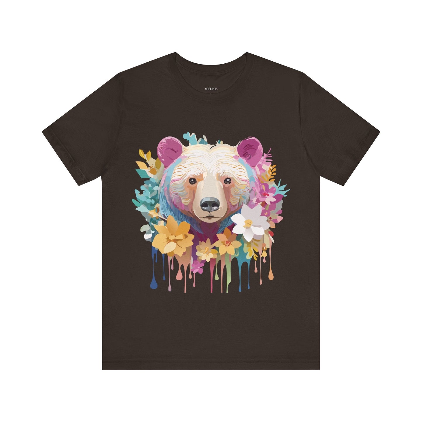 Bear Graphic Tee Unisex Vintage Inspired Artwork Adelpha Premium Collection