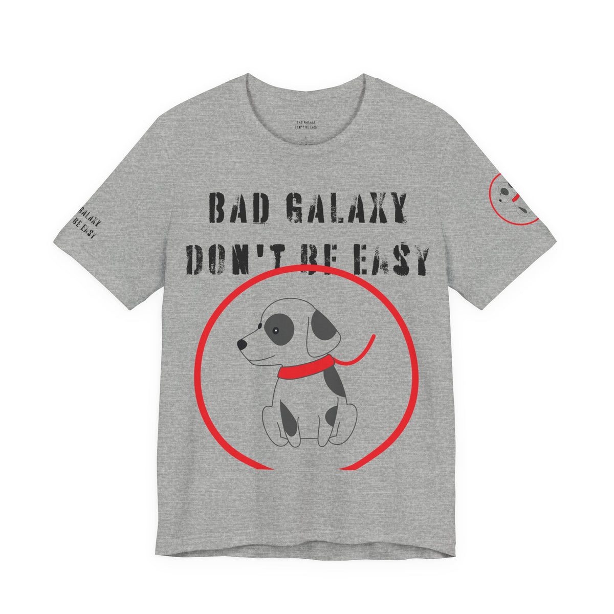Funny Dog Graphic Unisex Cotton Bella+Canvas Tee with Art Design b87