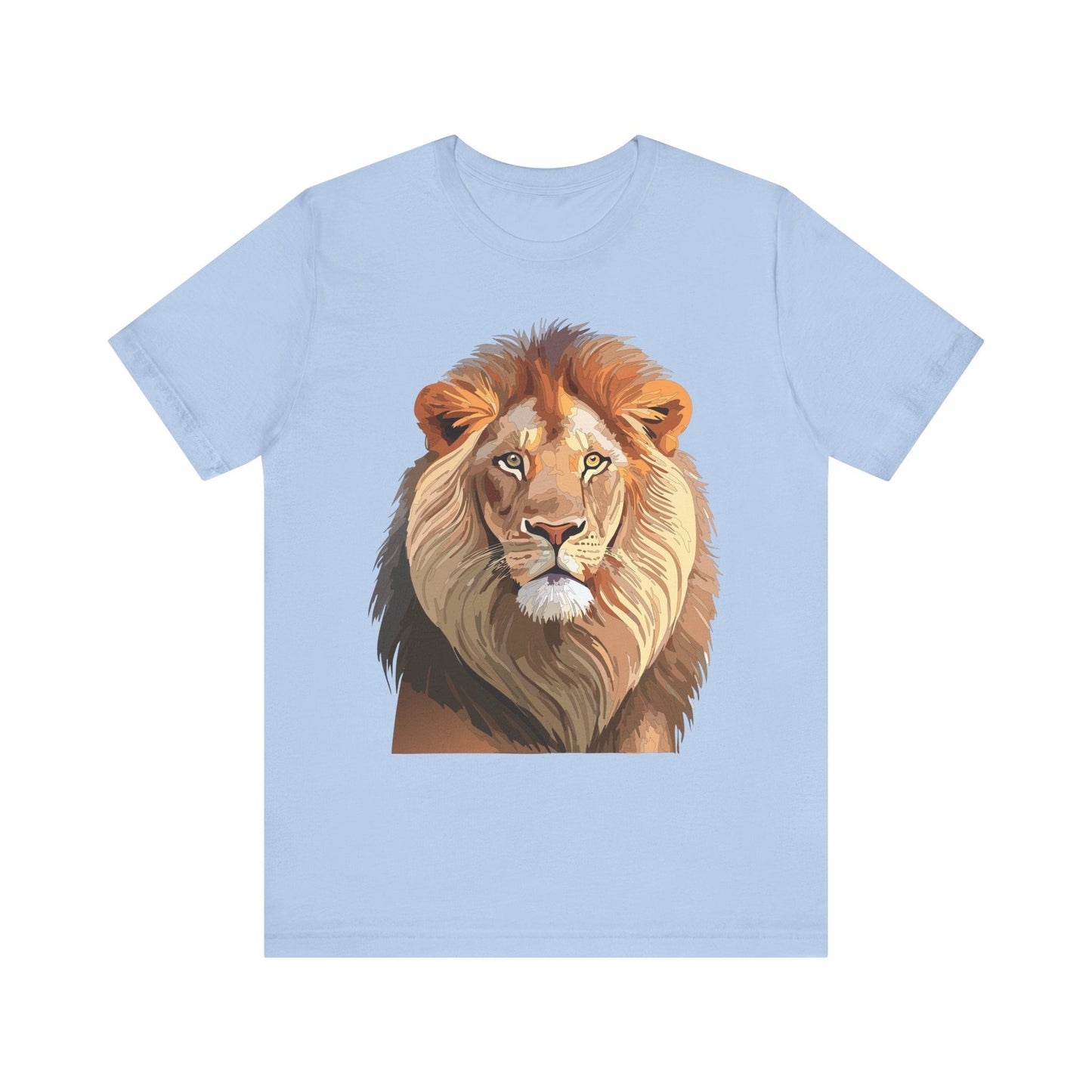 Unisex Animal Graphic Tee Shirt With Wild Animals Art Design For Everyday Wear Casual