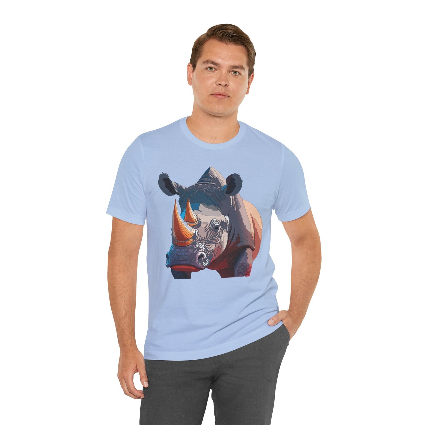 Unisex Animal Shirt Tee With Art Design Wild Animals Gildan Softstyle 64000 Graphic Tee