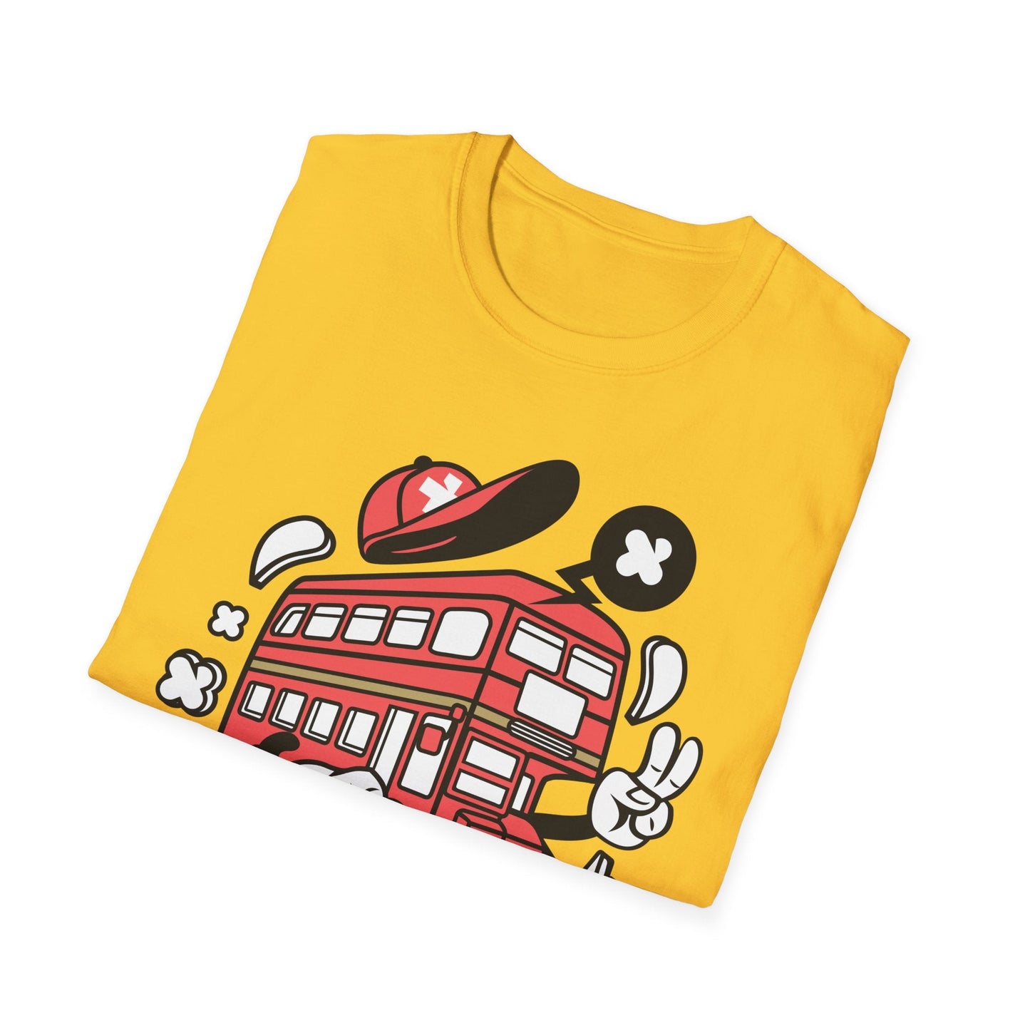 Cartoon Animation T Shirt Funny Tee Unisex Gildan Softstyle 64000 100 Percent Ring Spun Cotton