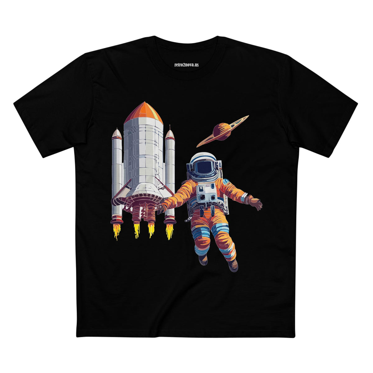 Cosmos Astronaut Graphic Tee Staple Unisex 100 Cotton Tee Shirt - CS-7