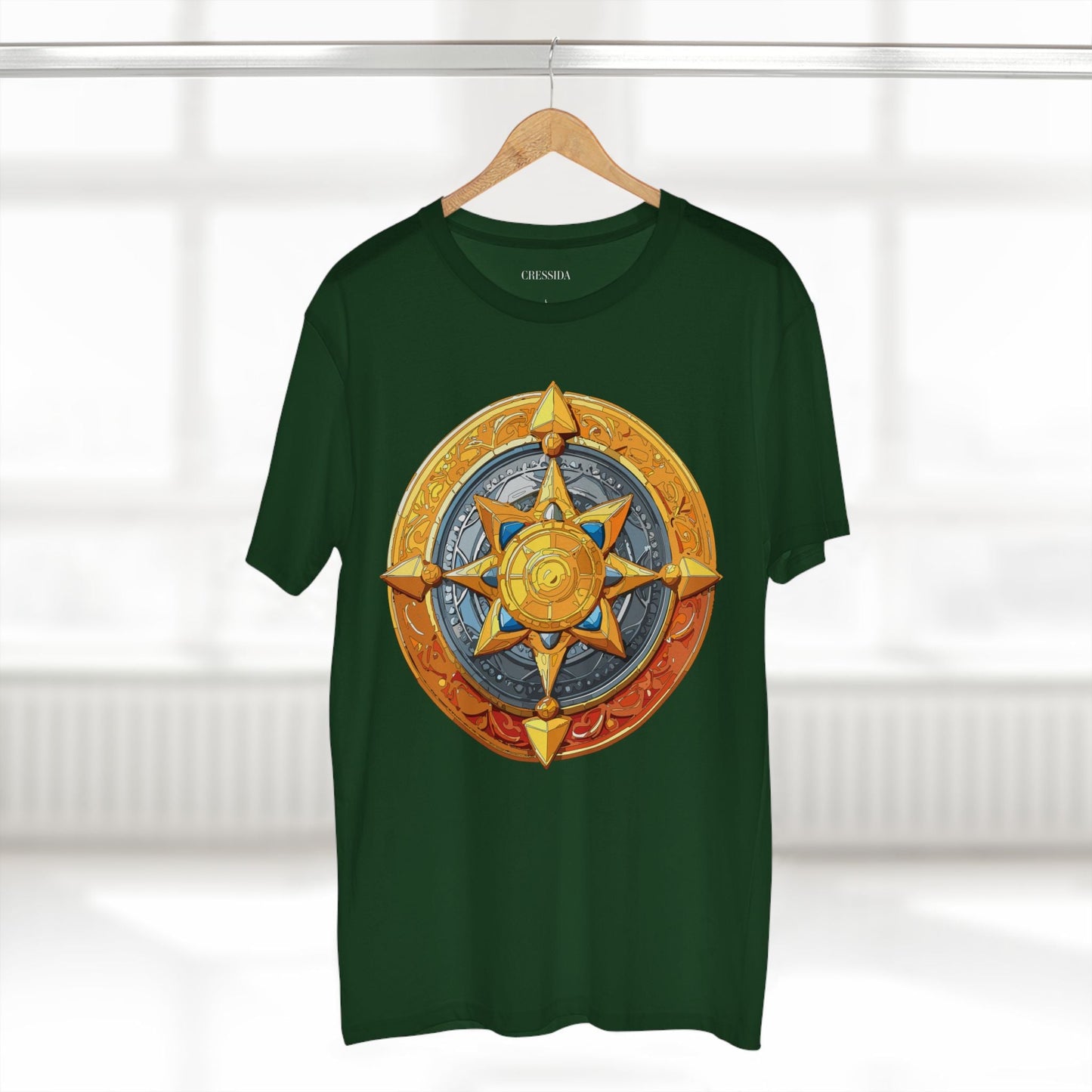 Antique Gold Coin Graphic Design T-Shirt Unisex 100 Cotton With Golden Print Artwork Tee 3