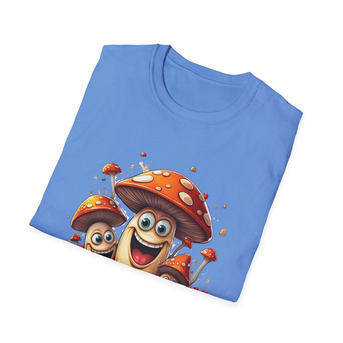 Mashroom Tee Shirt Unisex Funny Mashroom Design Softstyle 100 Percent Cotton Gildan
