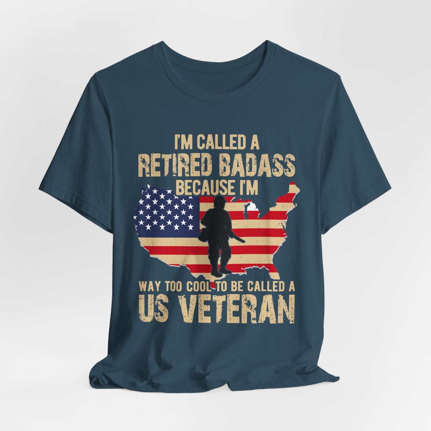 Army Veteran Patriotic Graphic Design Unisex Cotton T-Shirt v22