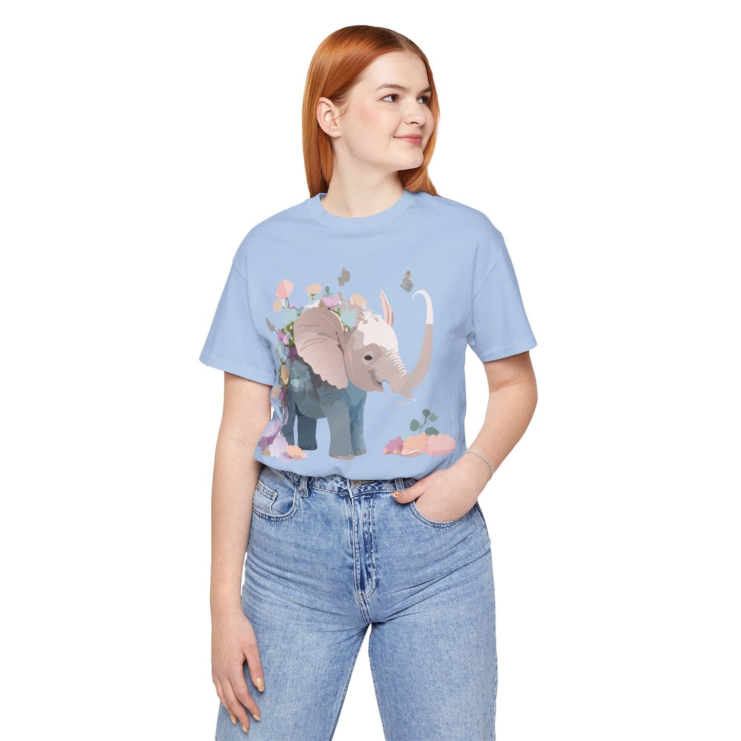 Elephant Graphic Tee Unisex Jersey Short Sleeve Art Design Adelpha Premium Vintage Inspired