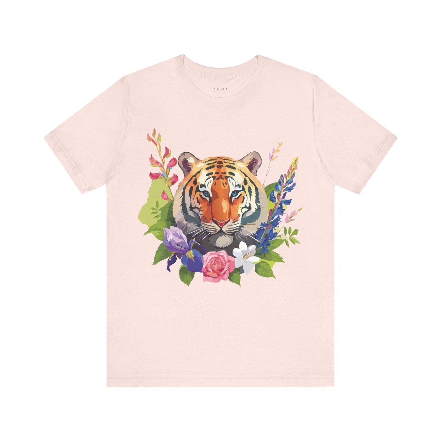 Tiger Shirt Unisex Jersey Short Sleeve Graphic Tee With Vintage Inspired Artwork From Adelpha