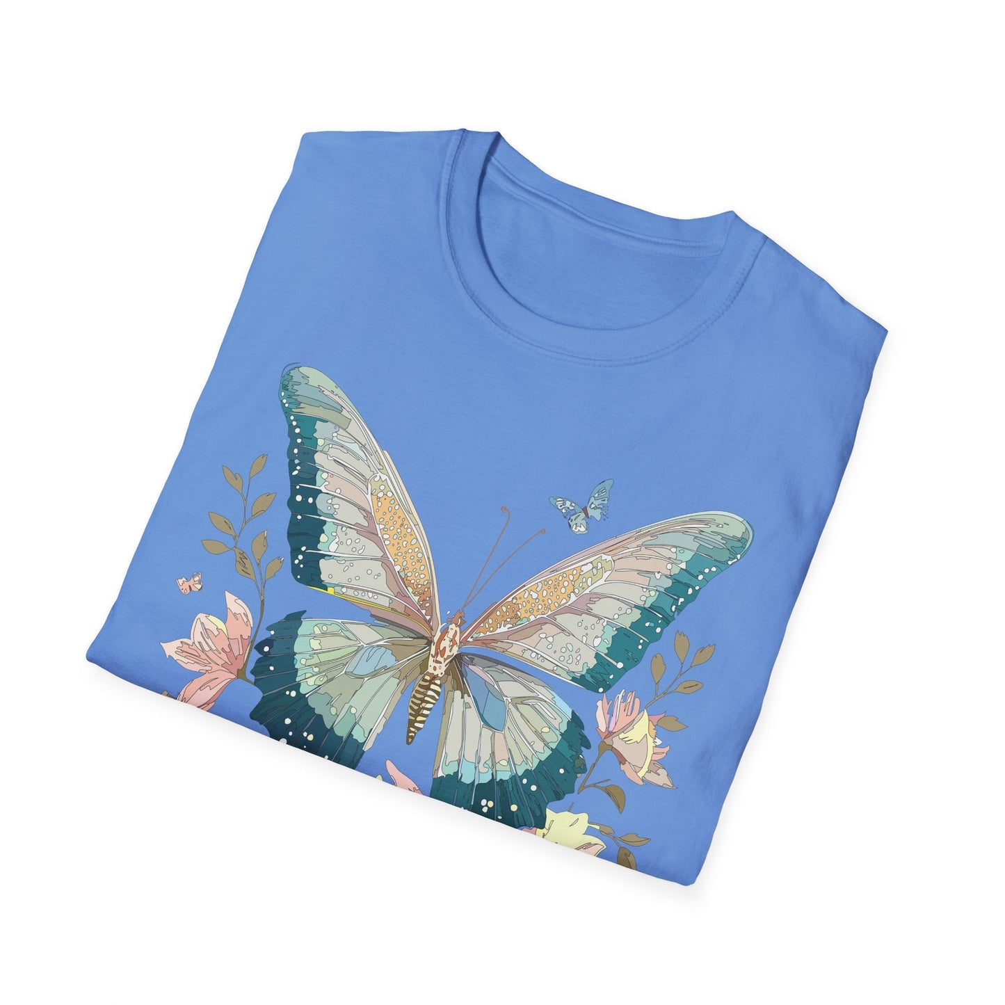 Butterfly T Shirt Unisex Softstyle Short Sleeve Gildan 64000 Monarch Inspired Shirt