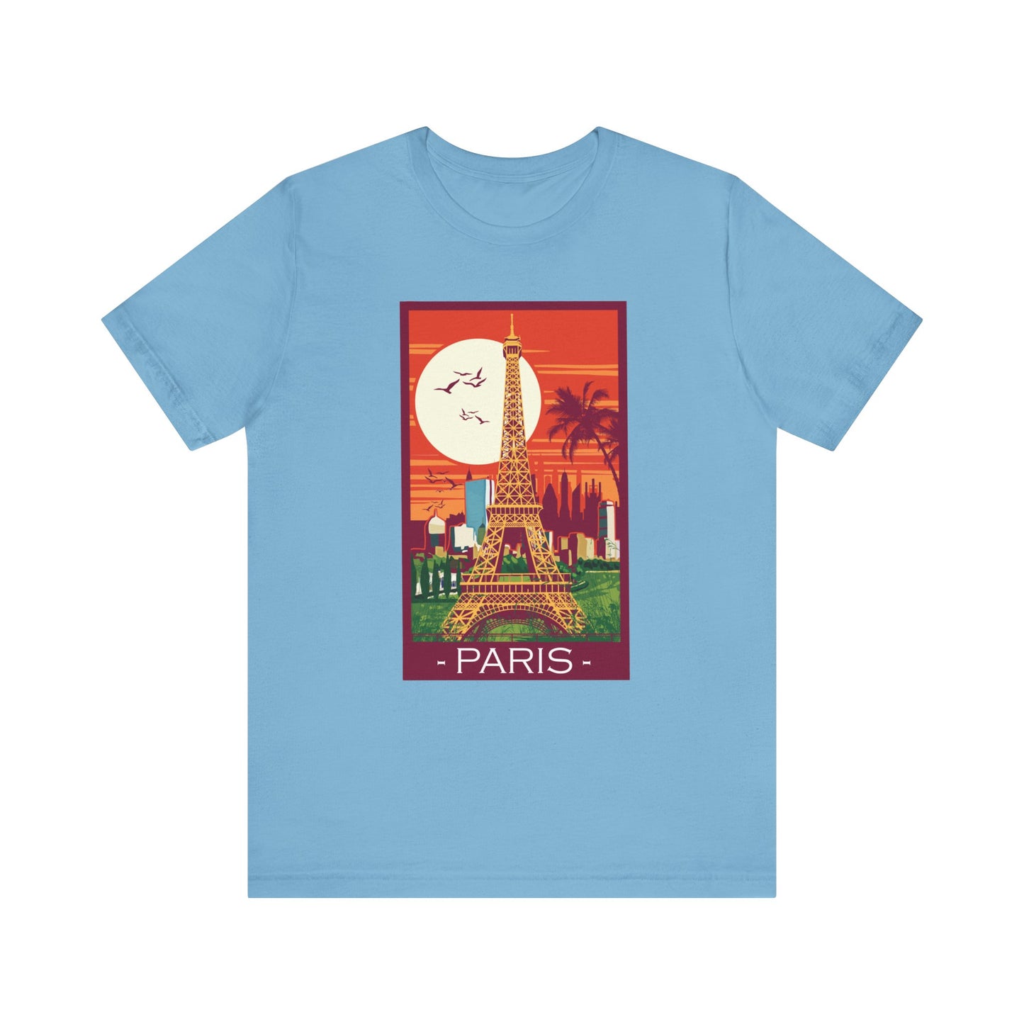 Retro Poster Paris Graphic Design Tee, Paris Shirt, Vintage Tees, Art Design T-Shirt, Graphic Tee, Retro Art Shirts
