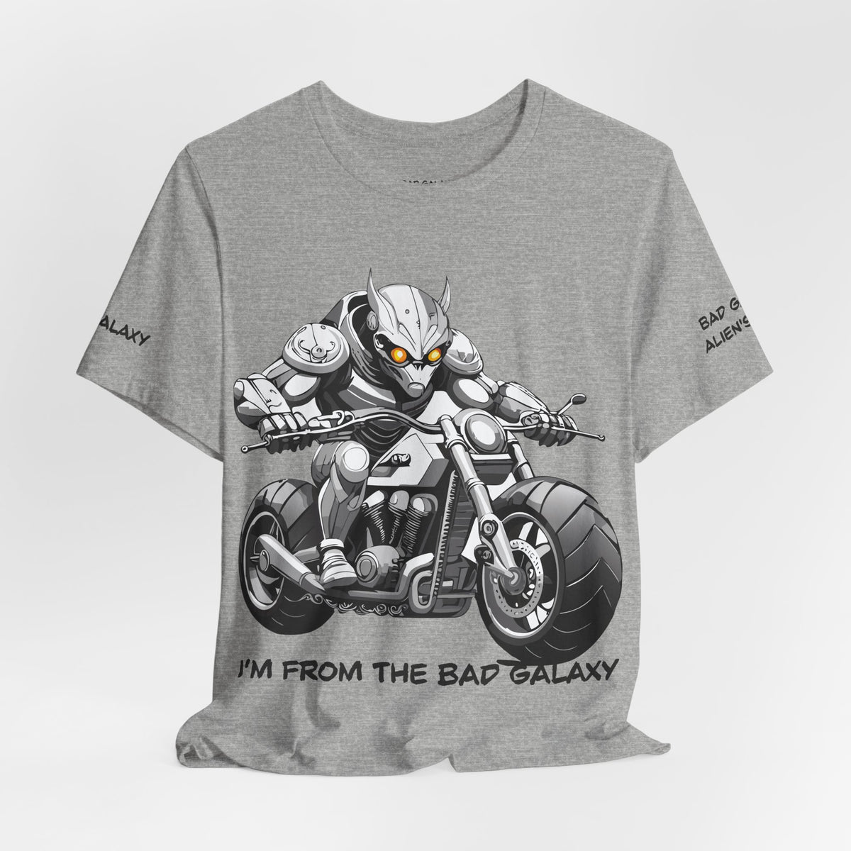 Alien Graphic Unisex Cotton Bella+Canvas Tee with Art Design b84