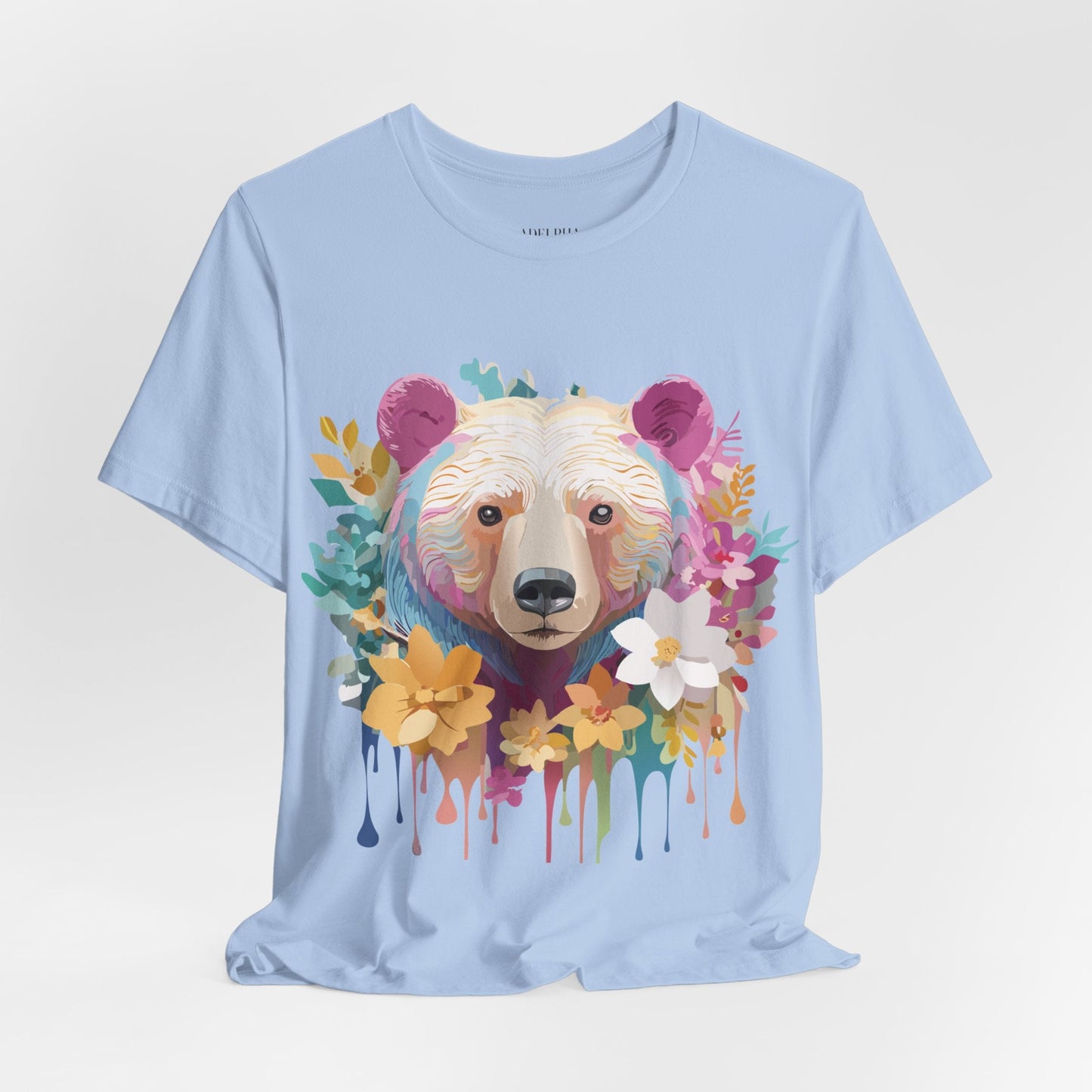 Adelpha Bear Graphic Tee Unisex Short Sleeve Shirt Art Design