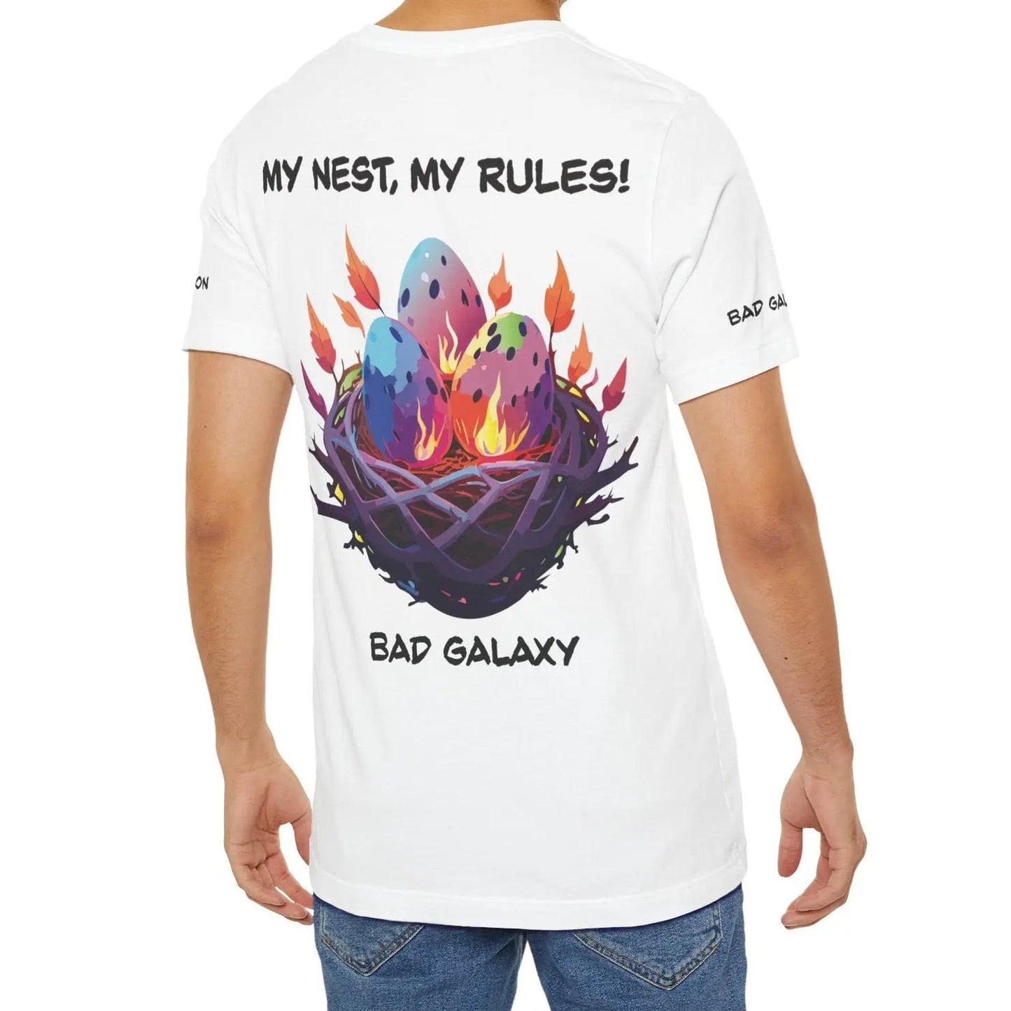 Animal T Shirt By Bad Galaxy Made To Order Cotton Tee With Eco Friendly Inks Soft Comfort Fit