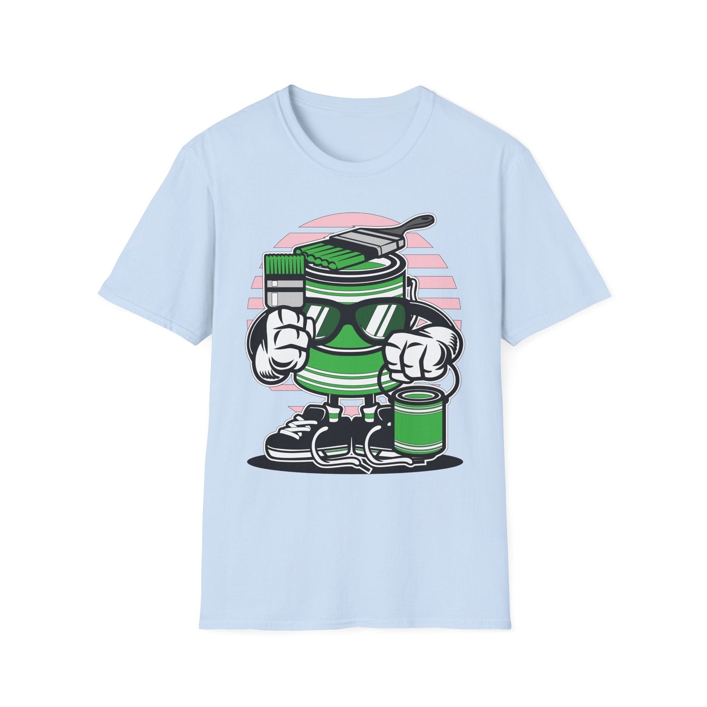 Cartoon T Shirt Animation Tee Funny Graphic Shirt For Unisex Gildan Softstyle 64000 Art Design