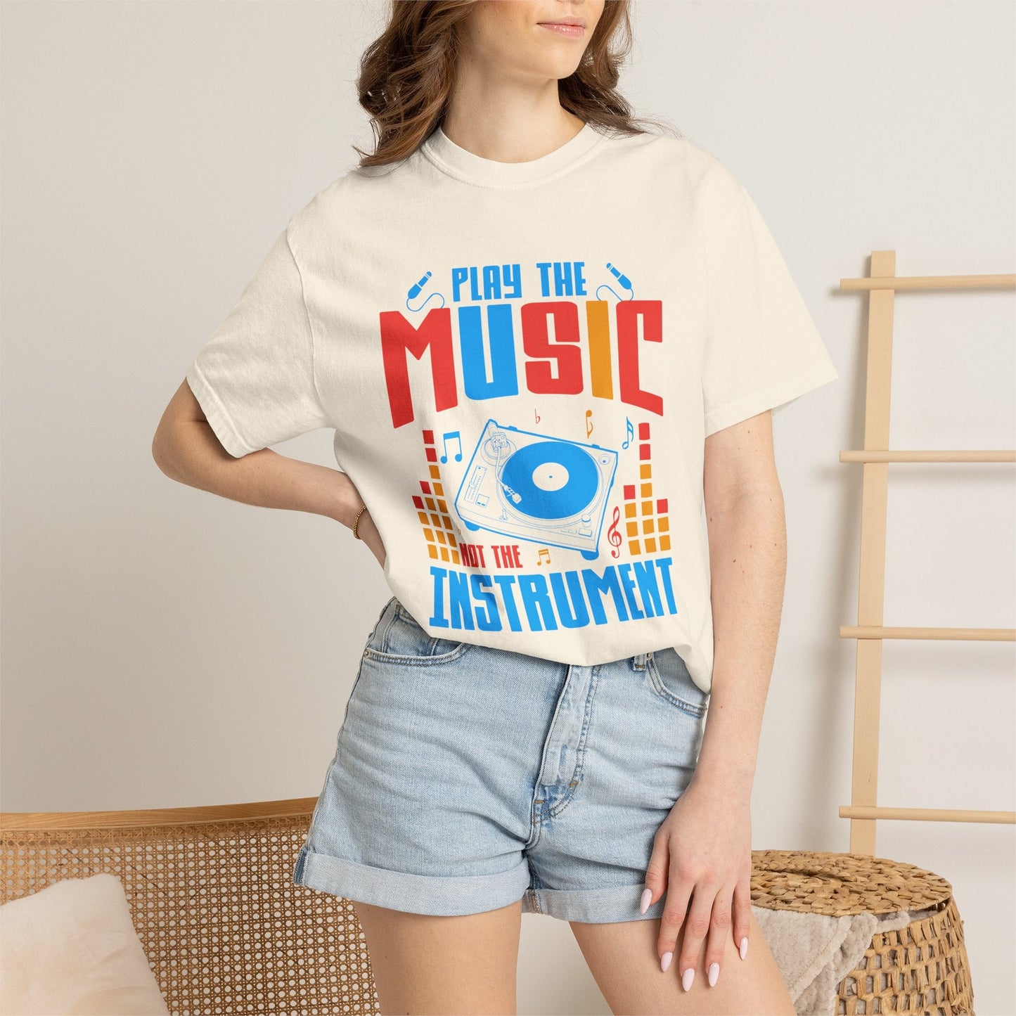 Music Graphic Design Unisex Cotton T-shirt 017