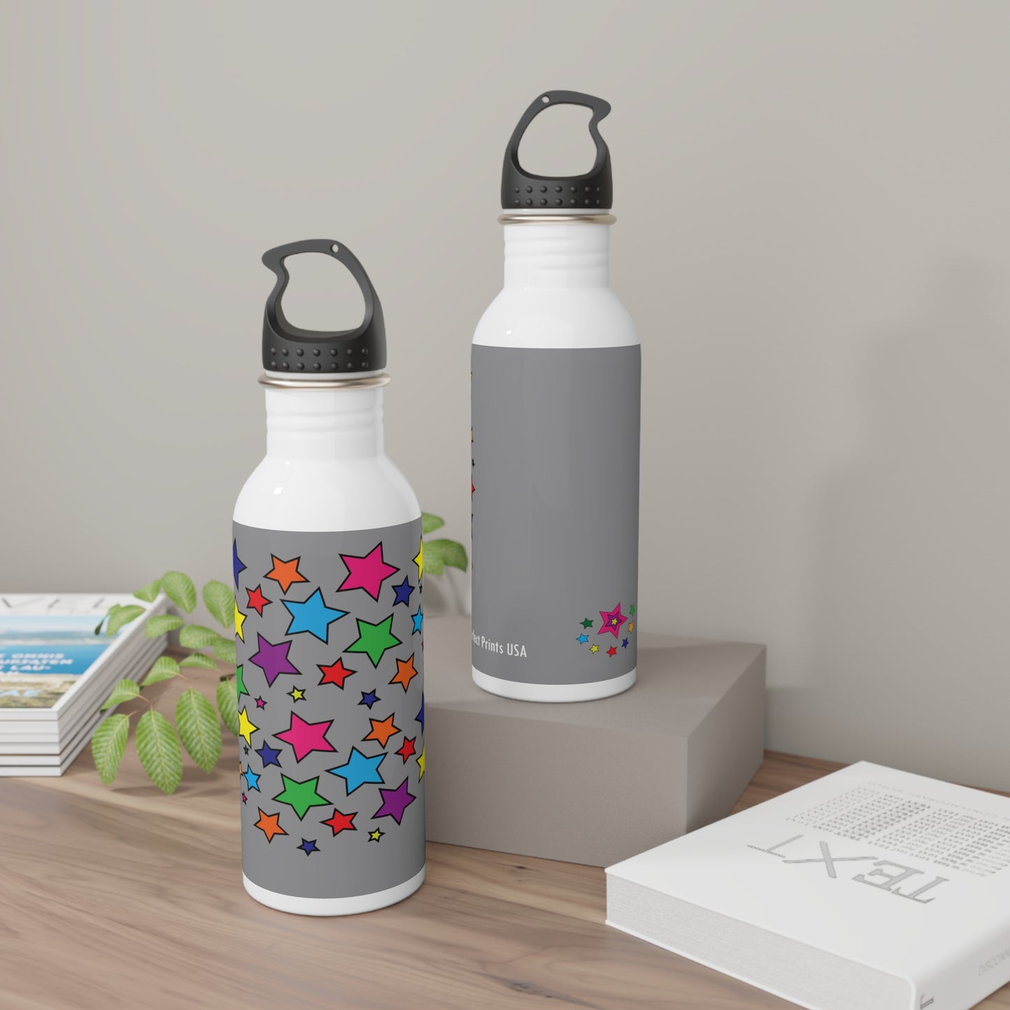 Tumbler-Wasserflasche mit Kunstdesigns 