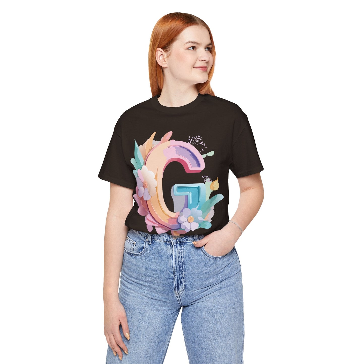 Letter G Shirt Unisex Graphic Tee by Adelpha Vintage Inspired Artwork for Everyday Style
