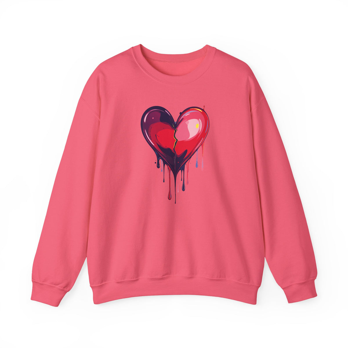 Big Red Heart Sweatshirt, Love Sweatshirt, Valentine's Day Sweatshirt, Heart Sweatshirt 118